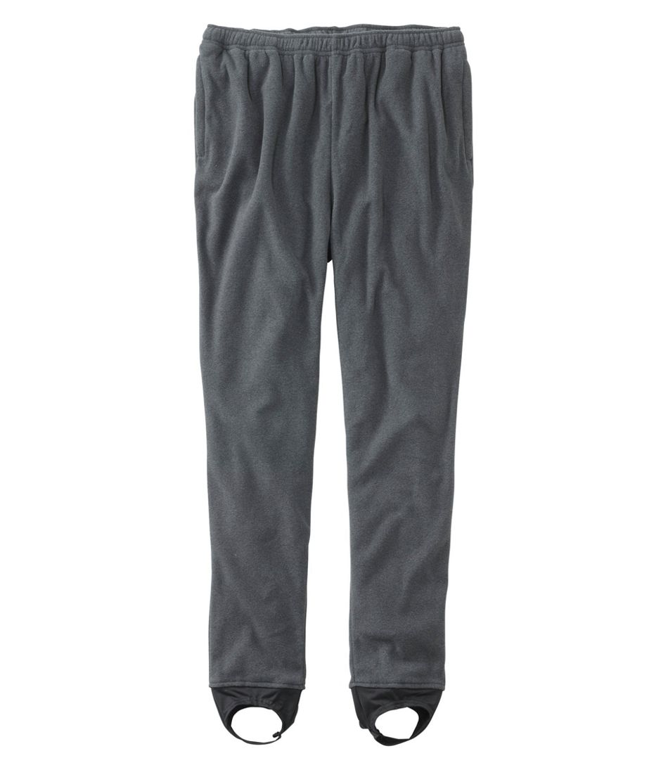 Men's Fleece Wader Pants Charcoal Large, Polyester | L.L.Bean, Tall