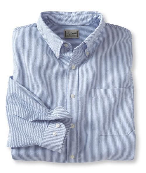 Seersucker Shirt, Traditional Fit Stripe at L.L. Bean