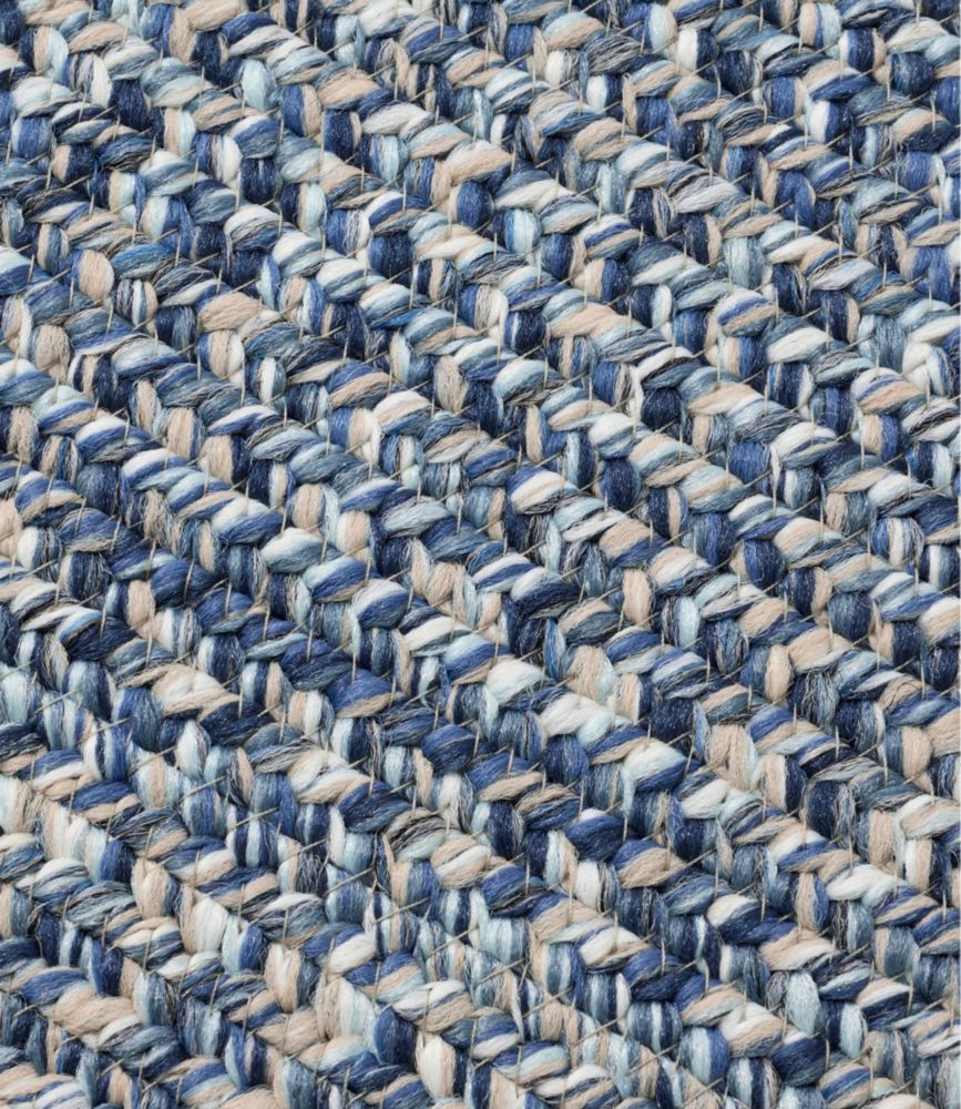 All-Weather Braided Runner, Concentric Pattern Rectangular