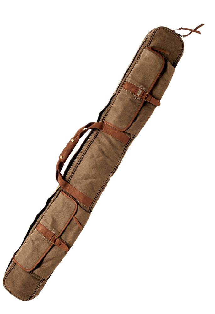 Maine Guide Waxed-Canvas Two-Piece Rod Case Brown | L.L.Bean