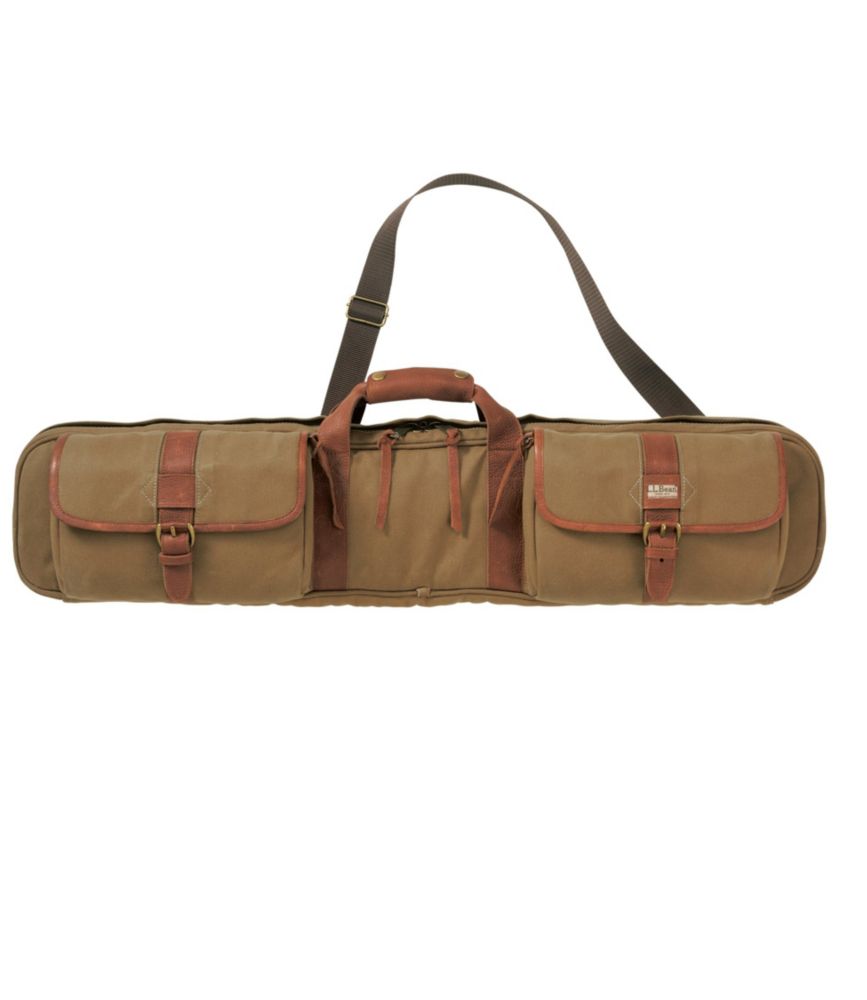 Maine Guide Waxed-Canvas Four-Piece Rod Case, Khaki Brown, small image number 1