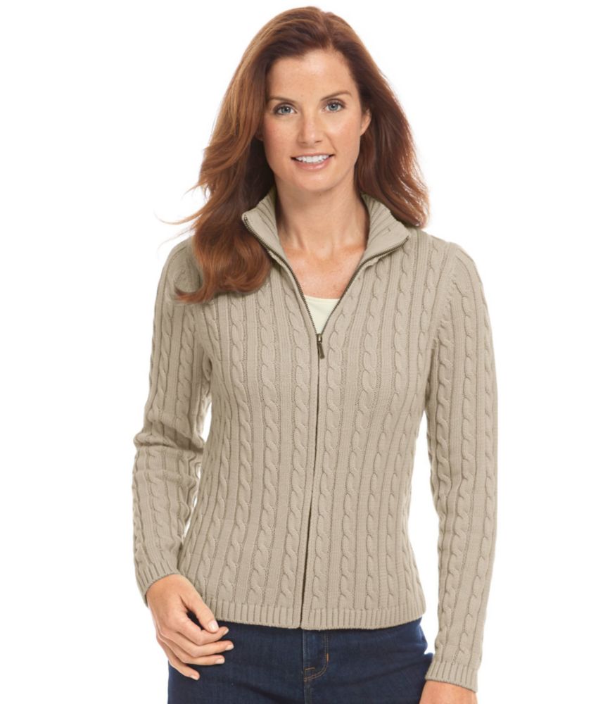 zip front cardigan ladies