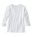 Women's L.L.Bean V-Neck, Three-Quarter-Sleeve, , small image number 0