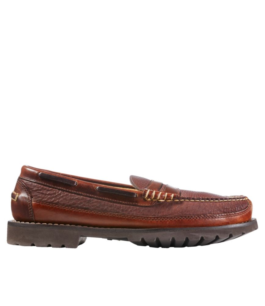 leather penny loafers mens