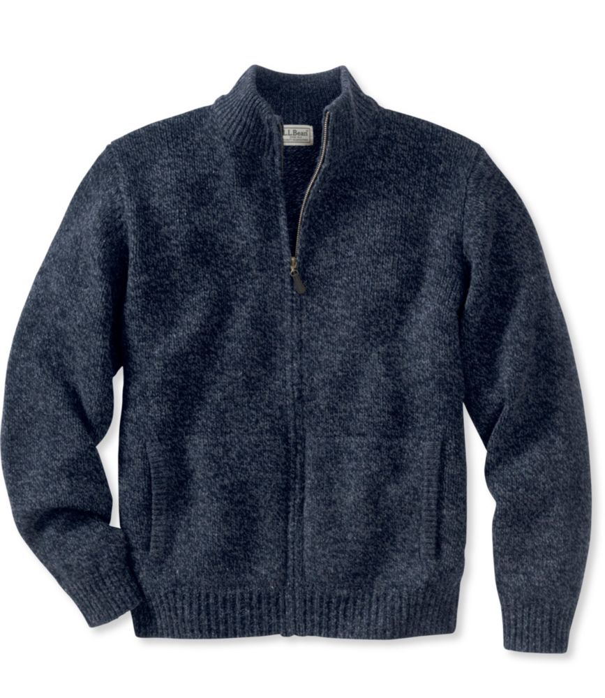 mens zip up wool sweater