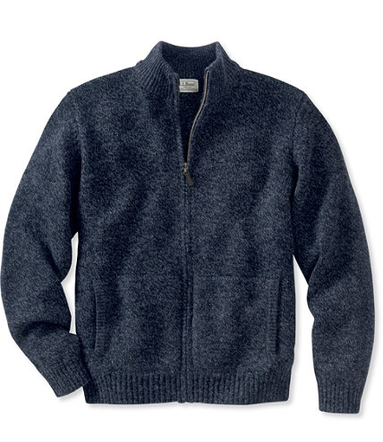 Men's L.L.Bean Classic Ragg Wool Sweater, Full-Zip | Free Shipping at L ...