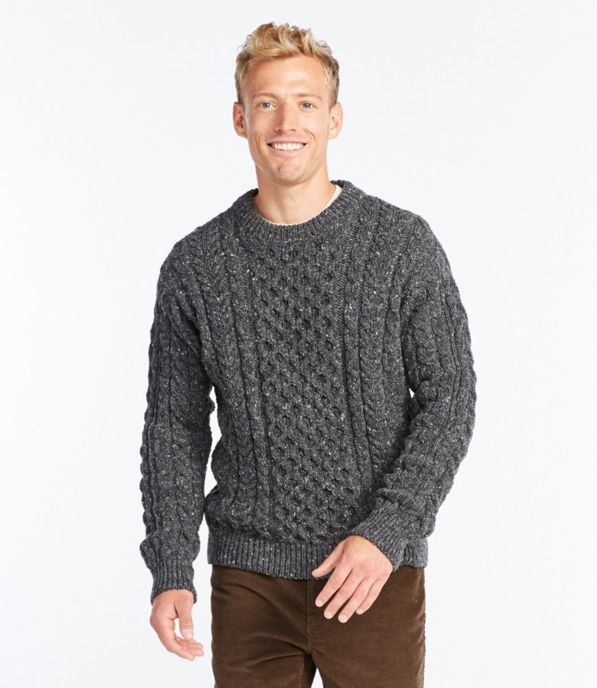 ll bean aran sweater