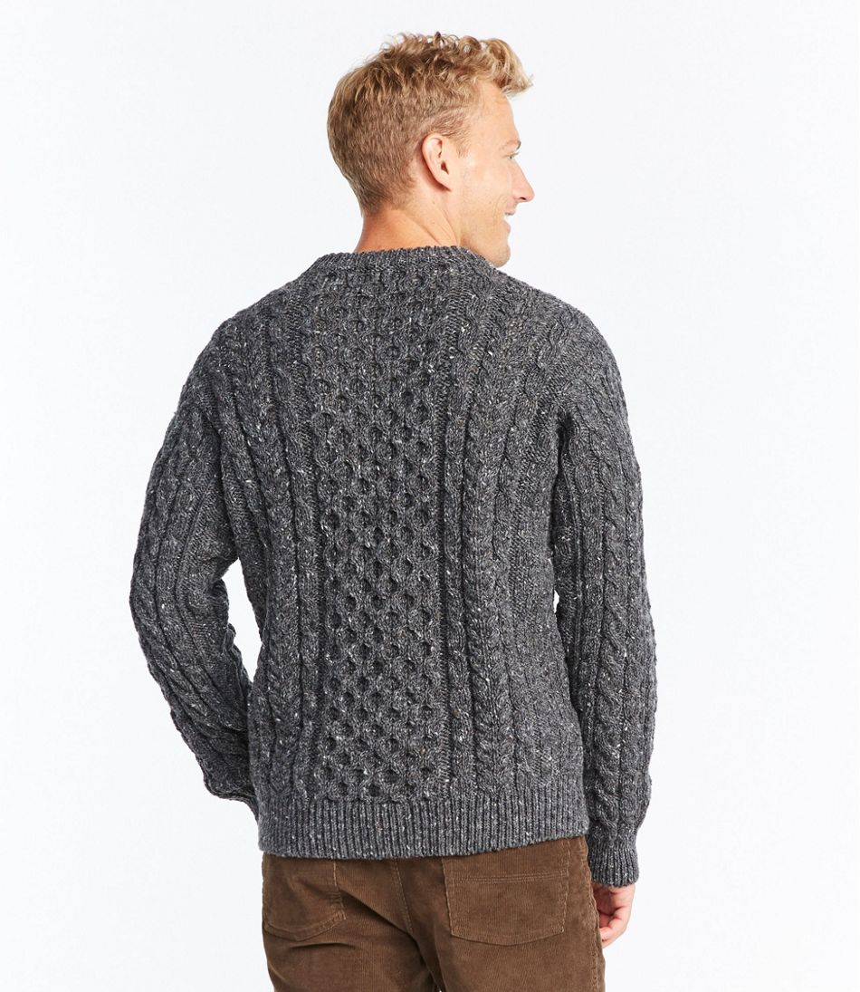 Men's Heritage Sweater, Irish Fisherman's Crewneck