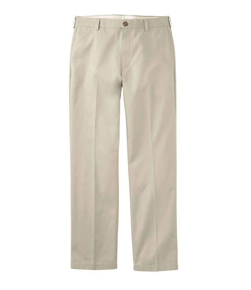 Men's Wrinkle-Free Double L® Chinos, Natural Fit, Hidden Comfort, Plain Front