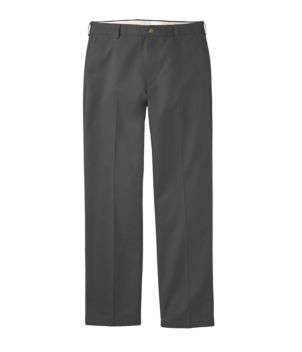 Men's Wrinkle-Free Double L Chinos, Natural Fit, Hidden Comfort, Plain Front