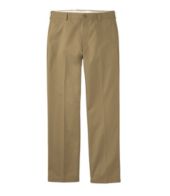 Men's Wrinkle-Free Double L Chinos, Natural Fit, Hidden Comfort, Plain ...