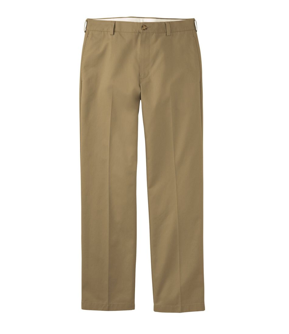 Men's Wrinkle-Free Double L® Chinos, Natural Fit, Hidden Comfort, Plain Front