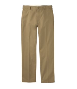 Men's Wrinkle-Free Double L Chinos, Natural Fit, Hidden Comfort, Plain Front