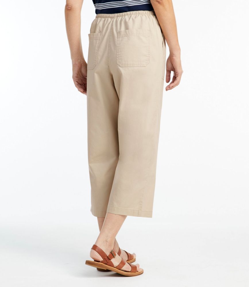 Women's Sunwashed Canvas Pants, Straight-Leg Crop, Coastal Tan, small image number 3