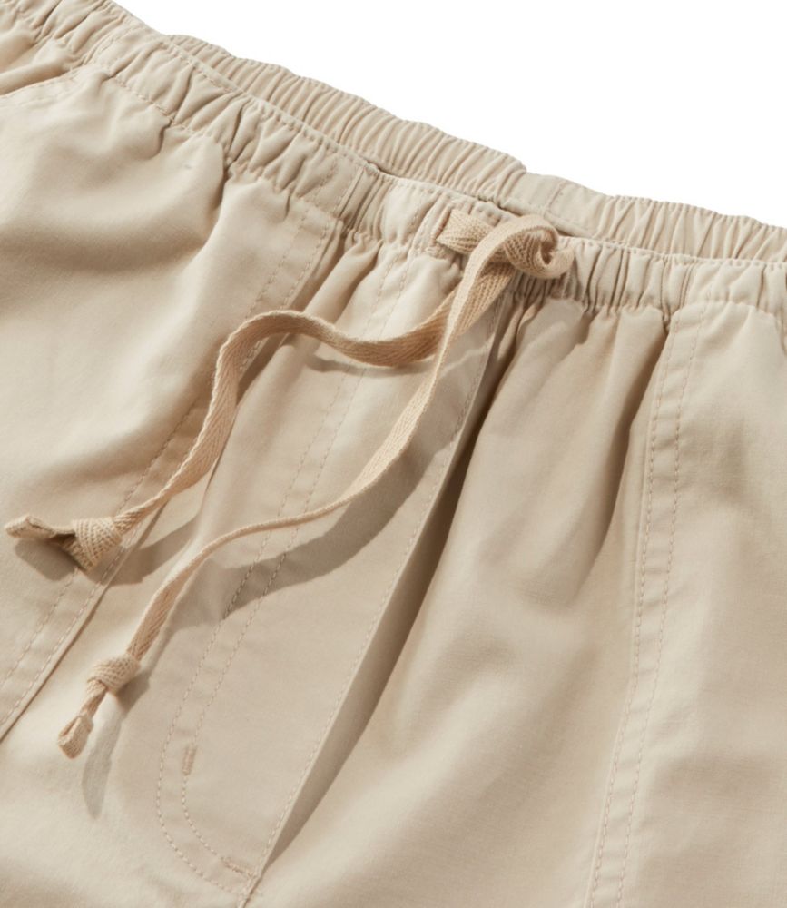 Women's Sunwashed Canvas Pants, Straight-Leg Crop, Antique White, small image number 5