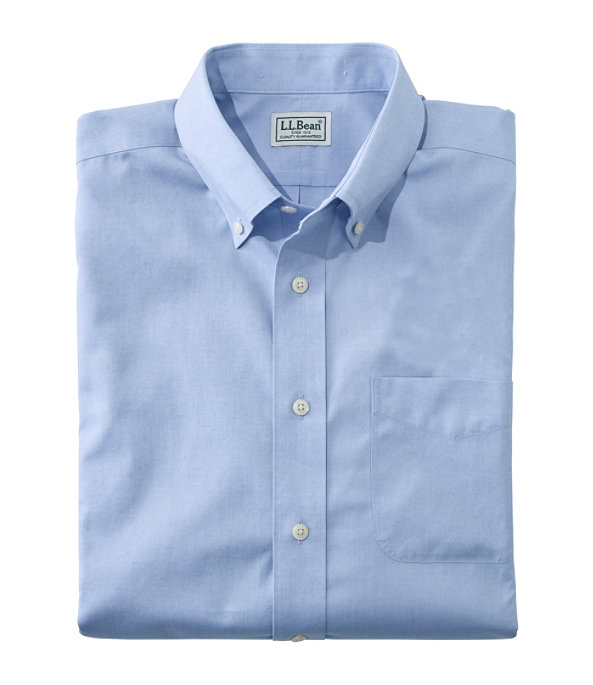 Wrinkle-Free Pinpoint Oxford Cloth Shirt, , large image number 0