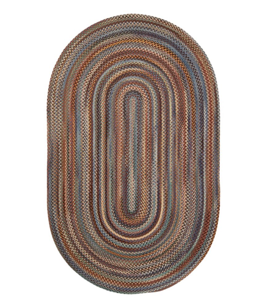 L.L.Bean Braided Wool Rug, Oval