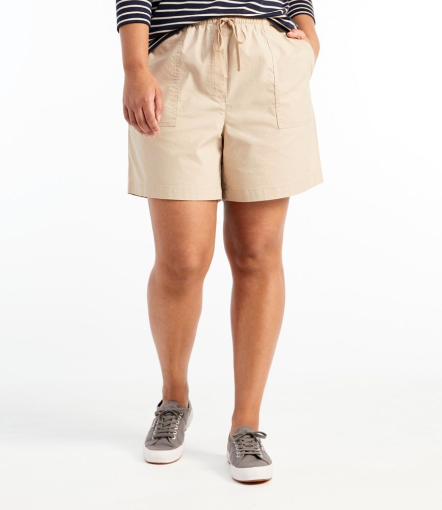 Women's Sunwashed Canvas Shorts, Antique White, small image number 2