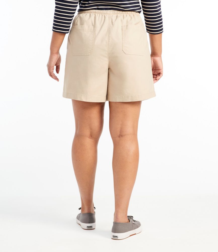 Women's Sunwashed Canvas Shorts, Antique White, small image number 3