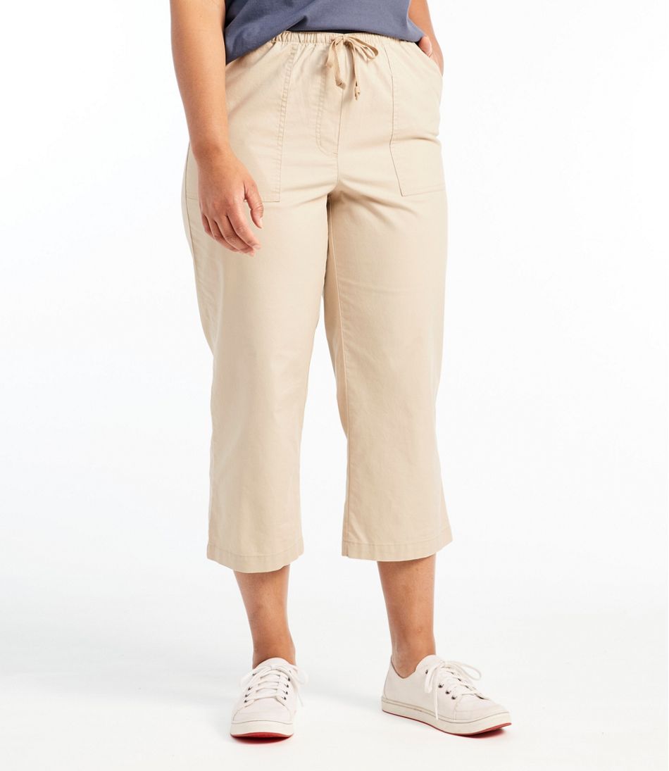 Women's Sunwashed Canvas Pants, Straight-Leg Crop | Cropped & Capri at ...