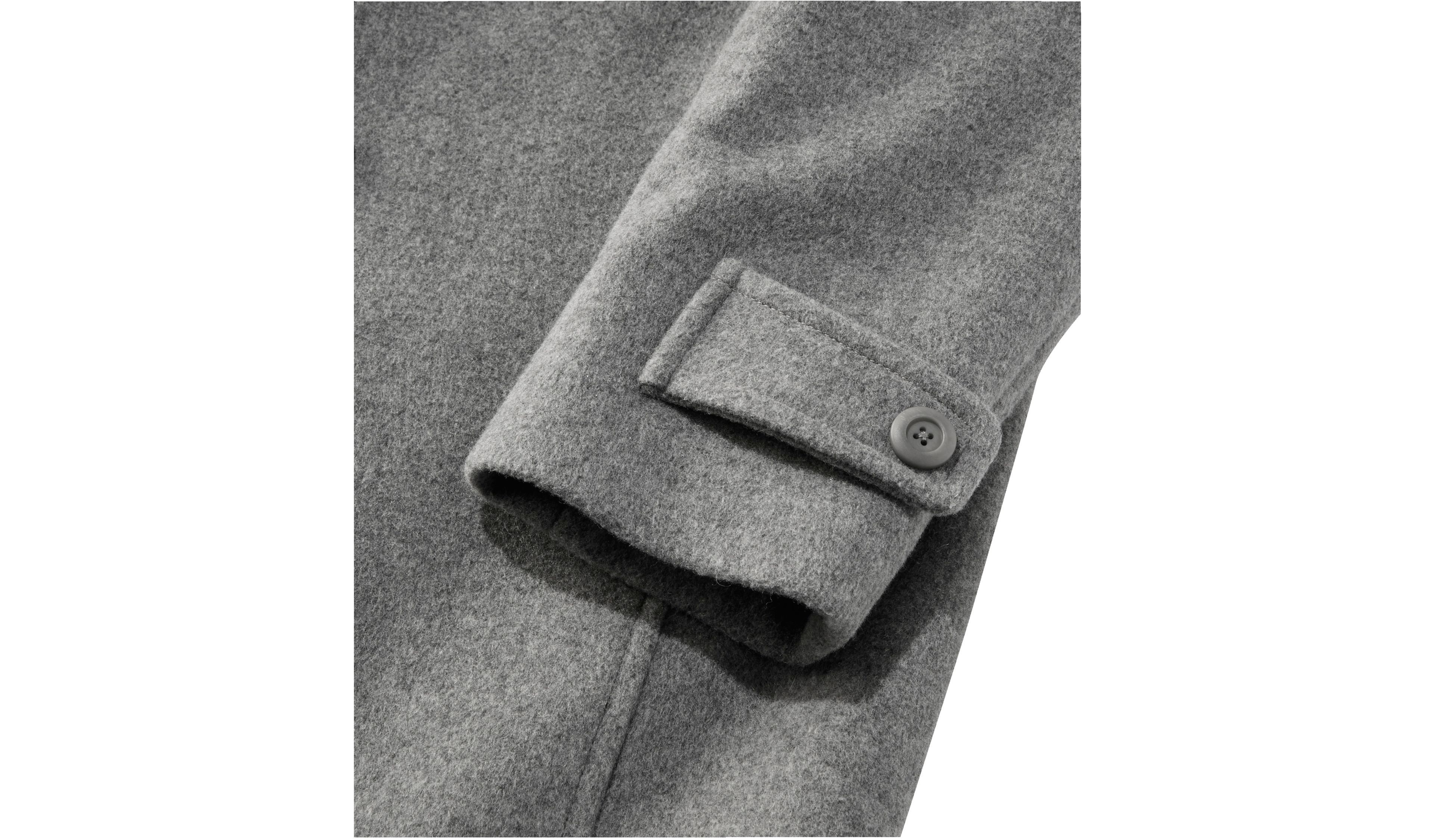 Women's Classic Lambswool Polo Coat, Three-Quarter Length