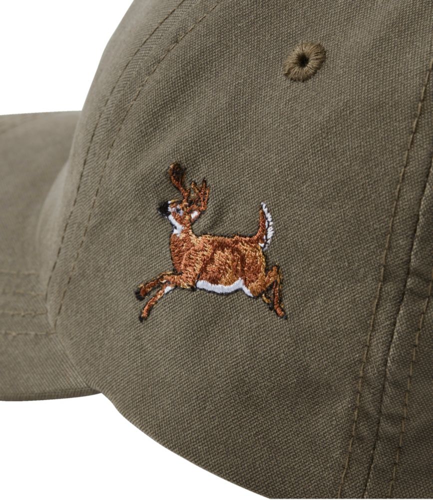 Adults' MIF&W Baseball Cap, Deer, Olive, small image number 5