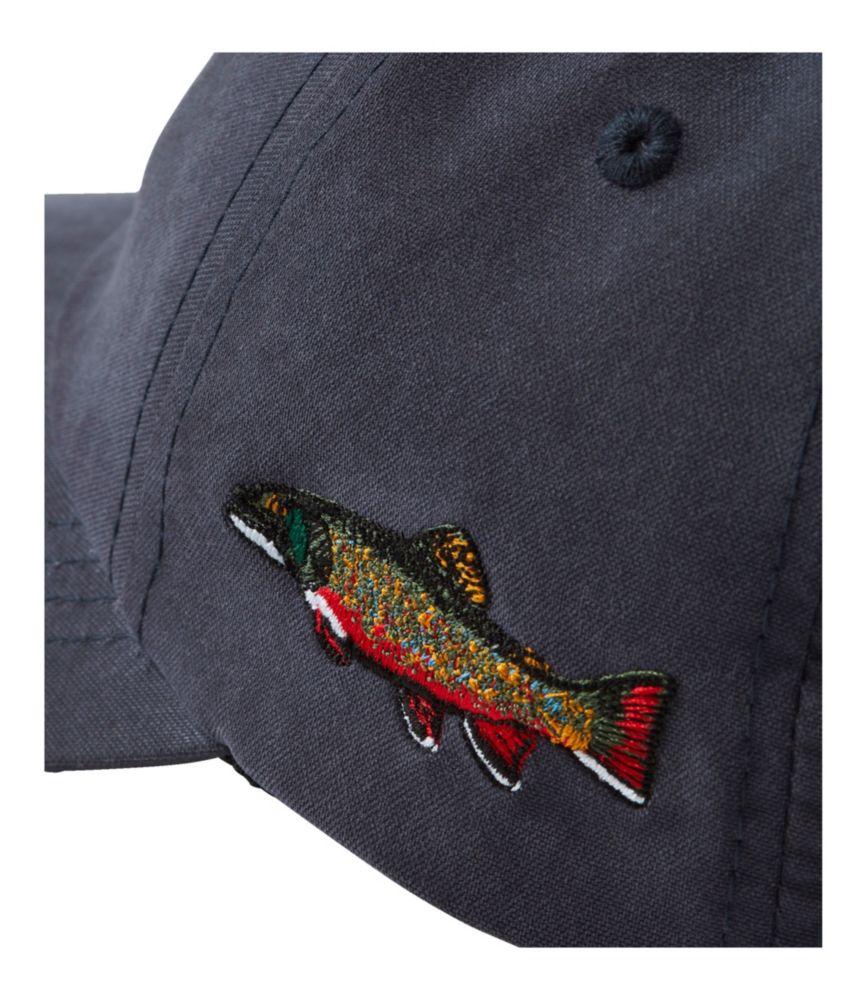 Adults' MIF&W Baseball Cap, Brook Trout, Blue, small image number 5