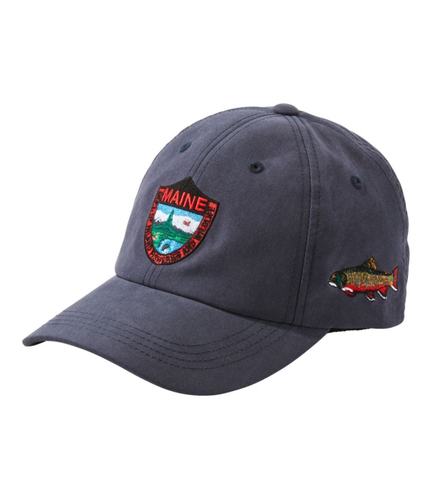 Adults' MIF&W Baseball Cap, Brook Trout Blue Osfa, Cotton/Nylon | L.L.Bean