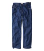 Men's Double L® Jeans, Natural Fit, Flannel-Lined