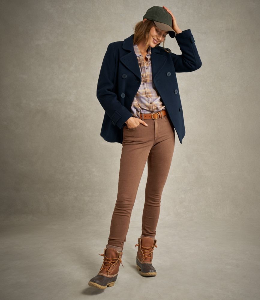 Women's Classic Lambswool Peacoat, Light Gray Heather, small image number 9