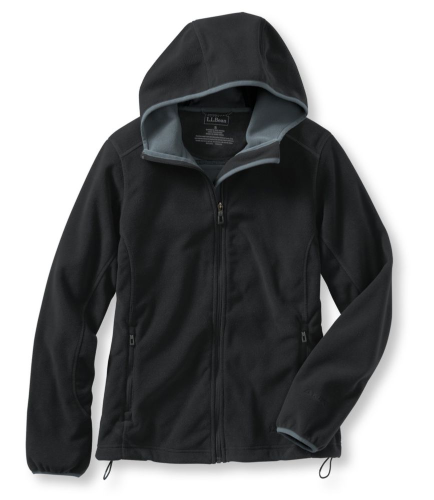 fleece hooded jacket