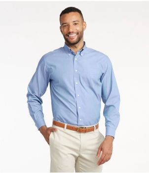 Men's Wrinkle-Free Pinpoint Oxford Cloth Shirt, Traditional Fit