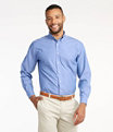 Wrinkle-Resistant Pinpoint Oxford Cloth Shirt, Neck Sizes, French Blue, small image number 1