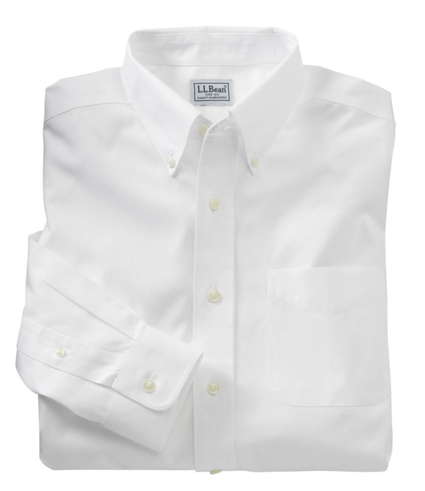 ll bean white dress shirt