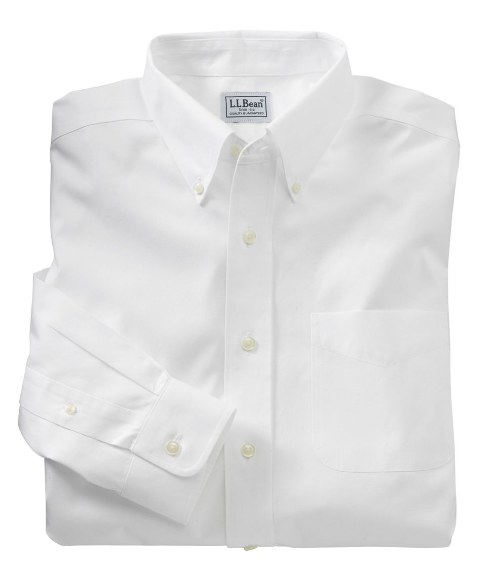 Women's Wrinkle-Free Pinpoint Oxford Shirt, Relaxed Fit Long-Sleeve Print  at L.L. Bean