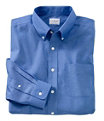 Wrinkle-Resistant Pinpoint Oxford Cloth Shirt, Neck Sizes, French Blue, small image number 0