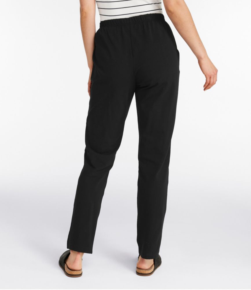 ladies slacks elastic waist