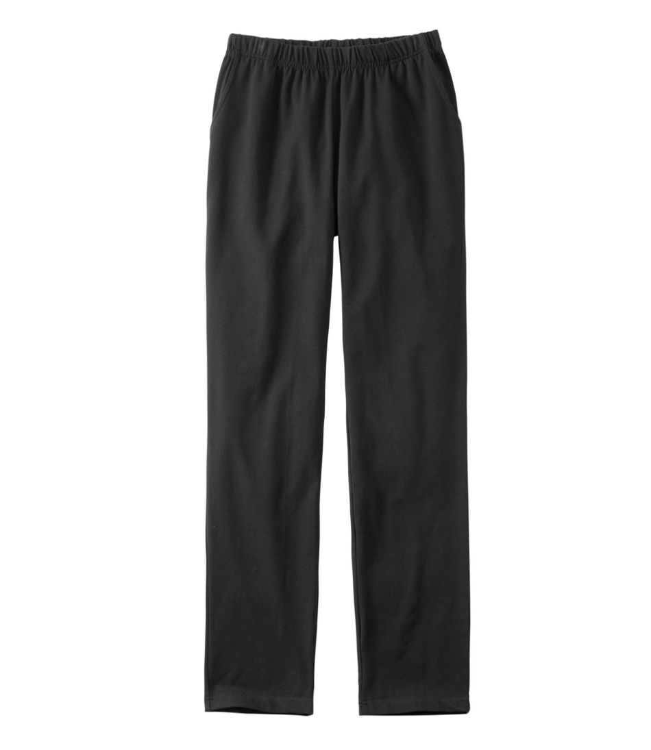 Black, Tapered Soft Jersey Trouser