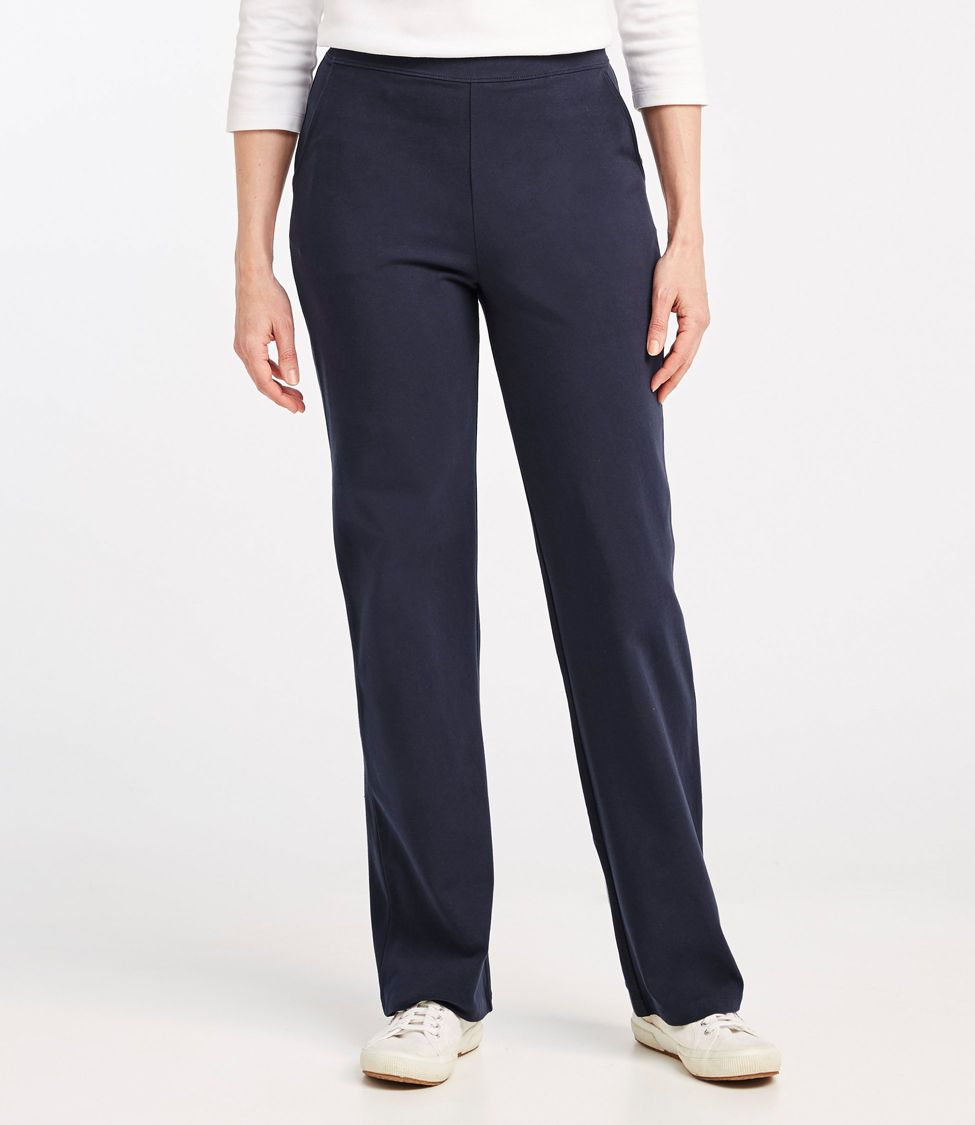 Spring Mid-Waist Women Pants Comfortable Straight Suit Pants