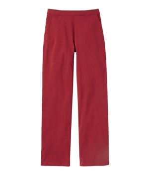 Women's Perfect Fit Pants, Denim Straight-Leg Fleece-Backed