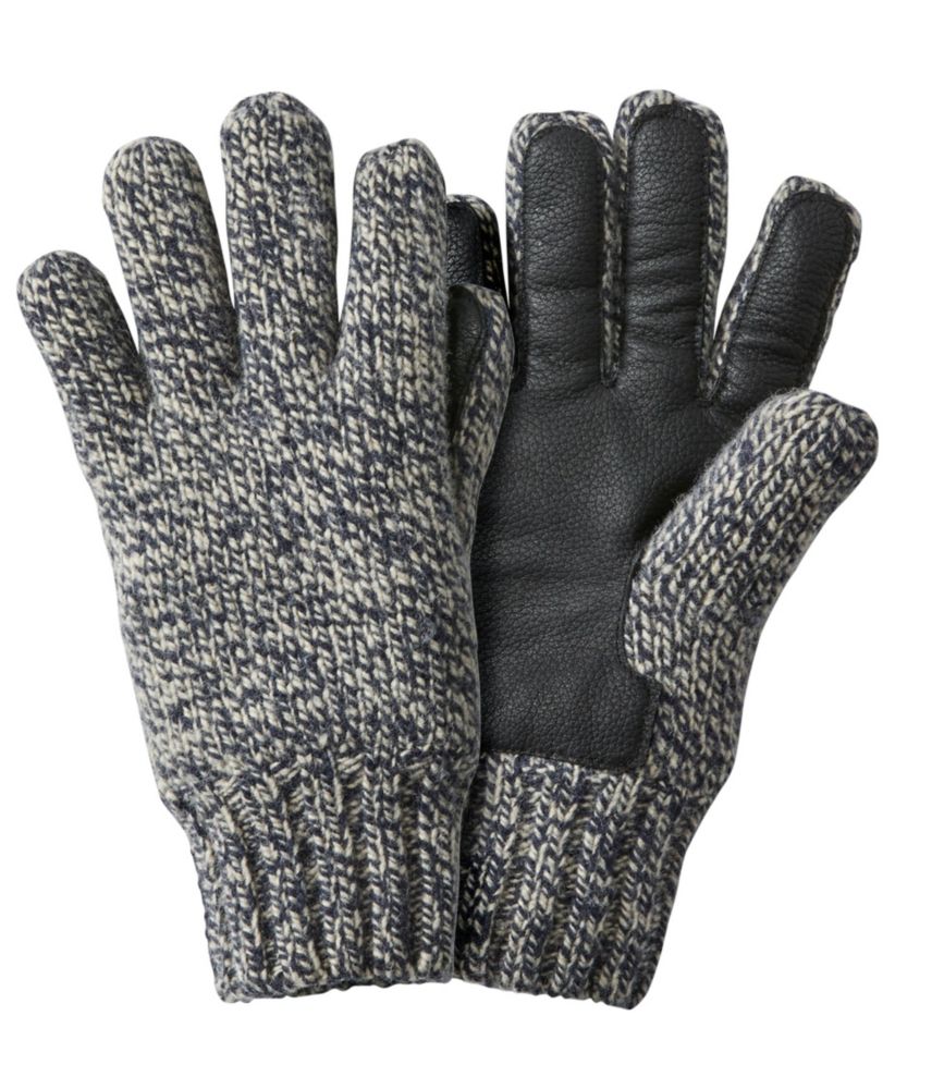 leather or wool gloves