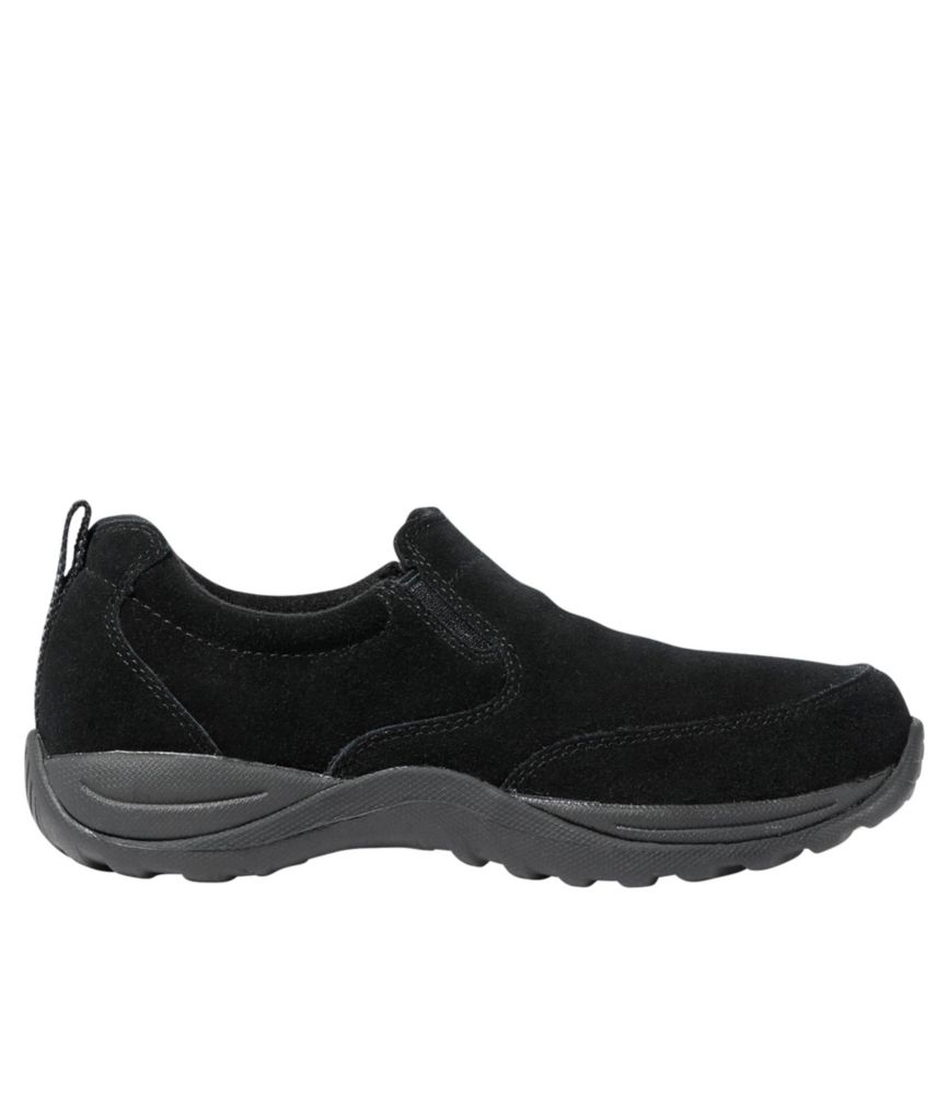 black slip on comfort shoes