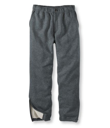 men's sweat pants with zipper fly