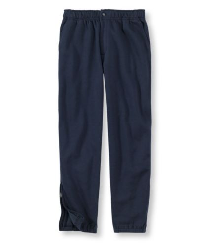 men's sweat pants with zipper fly