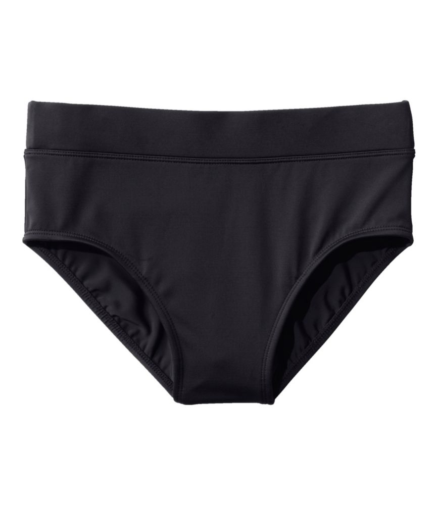 Women's BeanSport Swimwear, Mid-Rise Brief, Black, small image number 1