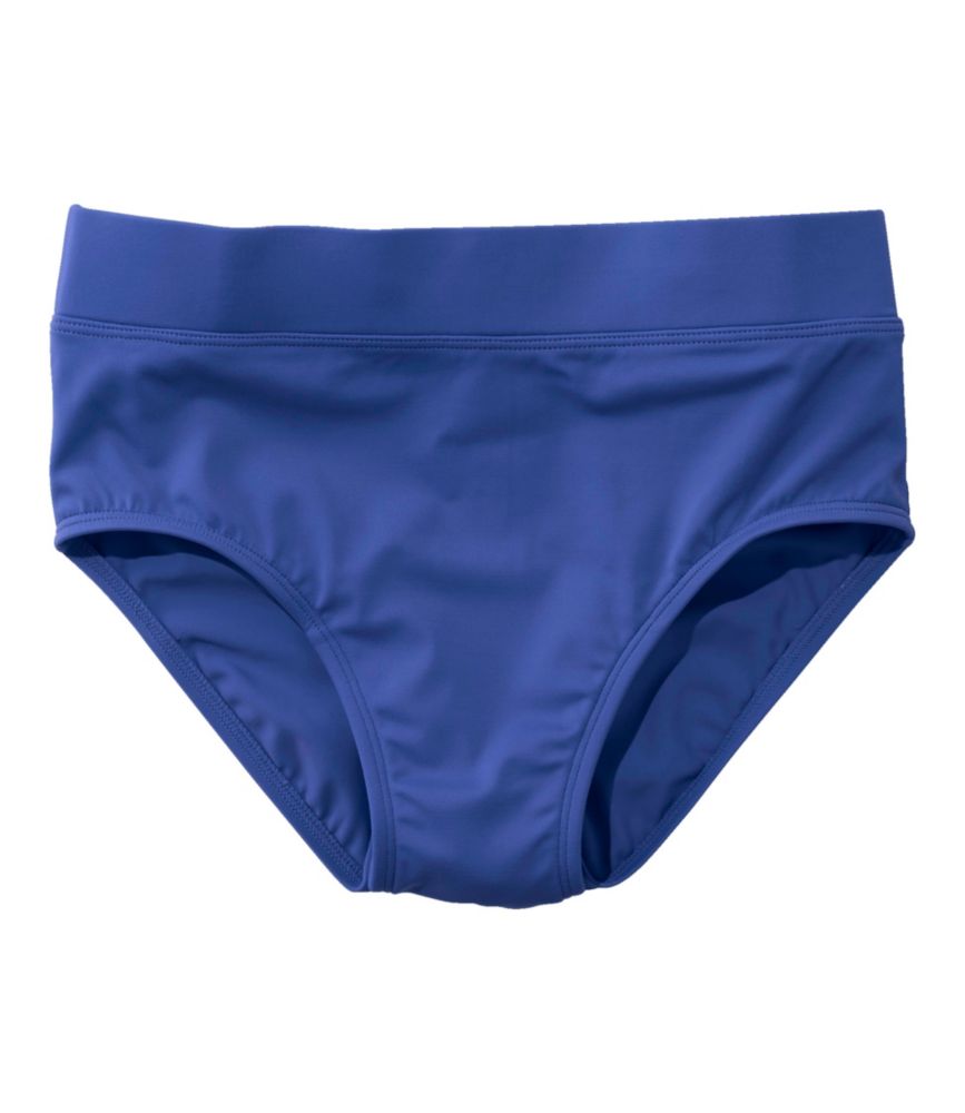 Women's BeanSport Swimwear, Mid-Rise Brief, Cobalt, small image number 1