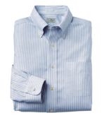Men's Wrinkle-Free Classic Oxford Cloth Shirt, Slightly Fitted University Stripe