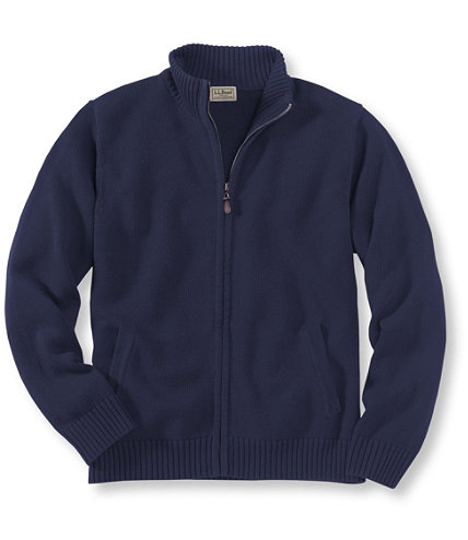 Men's Double L Cotton Sweater, Full-Zip | Free Shipping at L.L.Bean.