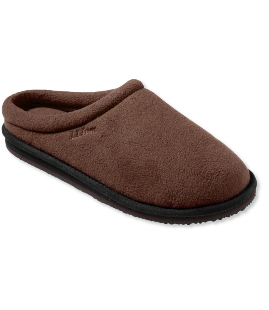 mens fleece slippers