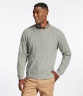 Cashmere Sweater, Crewneck Cable Knit